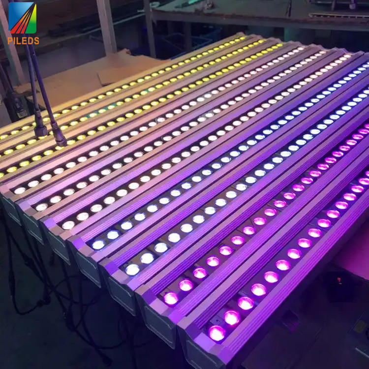 Ip65 Slim RGB LED Wall Washing Lamp For Building Exterior Lights Decoration