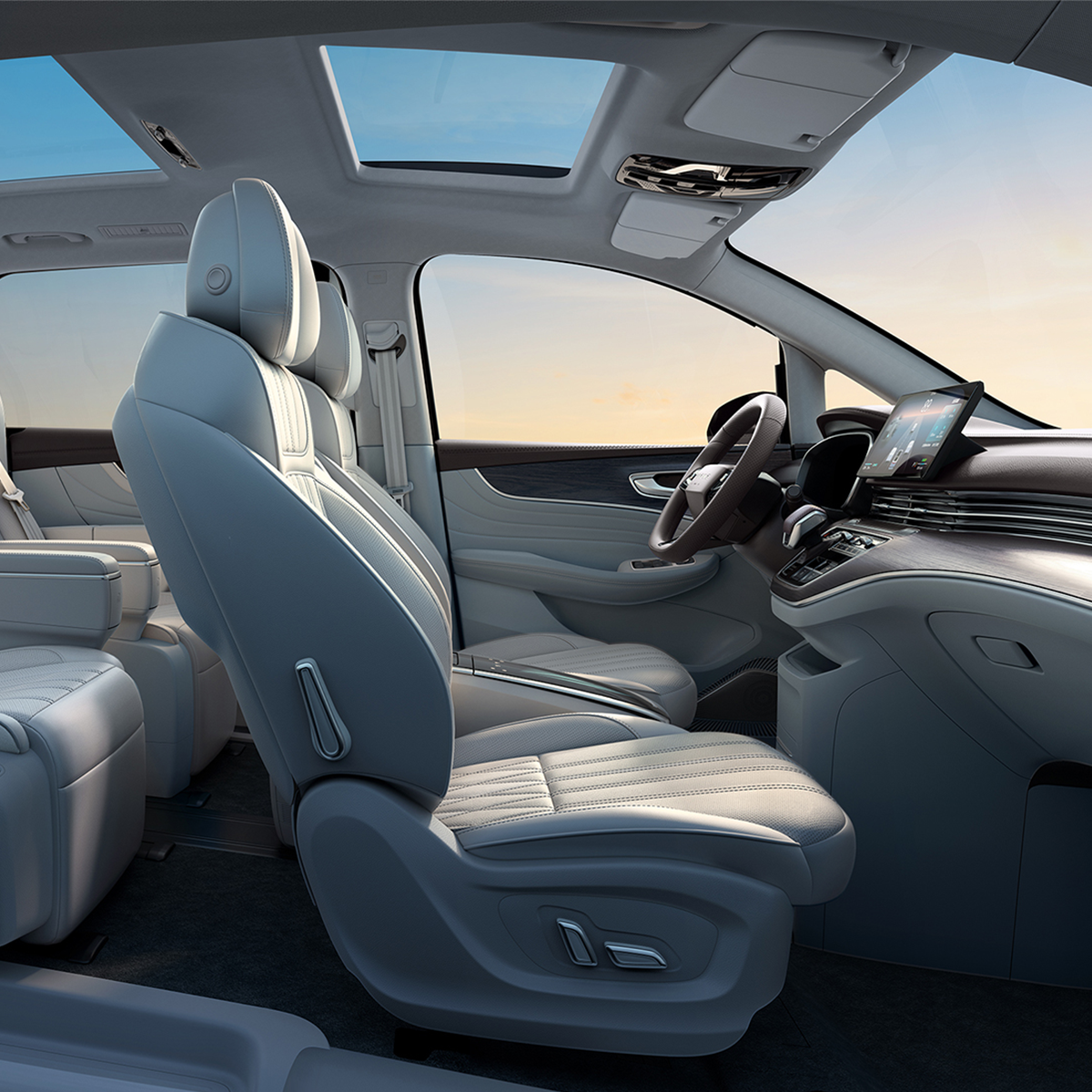2023 MPV EV Car 7 Seats Roewe Imax8 For Travelling New Energy Vehicle Long Range