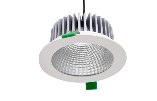 IP20 100 - 240VAC 1010 Lumen 15W Bridgelux COB LED Down Light With 50° Energy