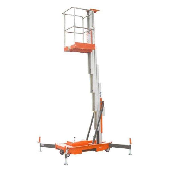 Quality 200kg 12m 14m Mobile Vertical Single Mast Lift Work Platform for sale