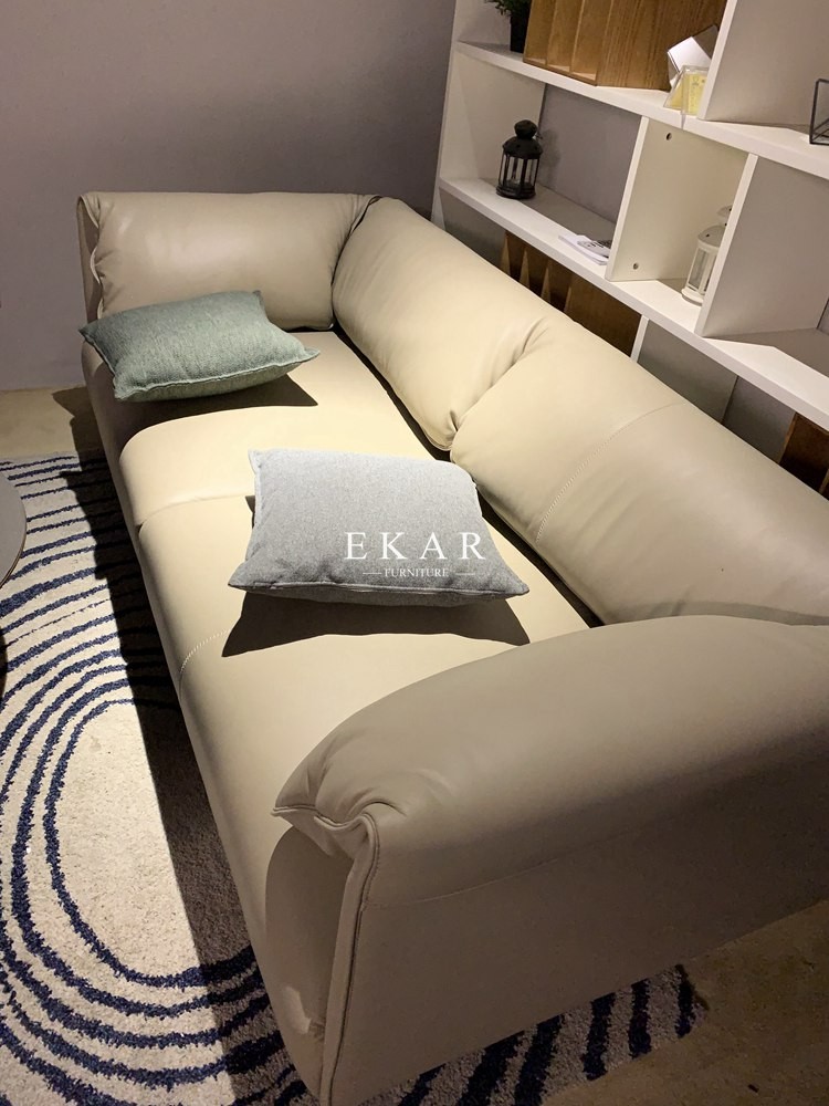 Italy Contemporary Design Leather Sofa Modern Living Room Sofas