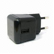  11W 5V 1A-2.1A portable USB Universal AC DC Power Adapter EU plug with EN 60950-1 Manufactures