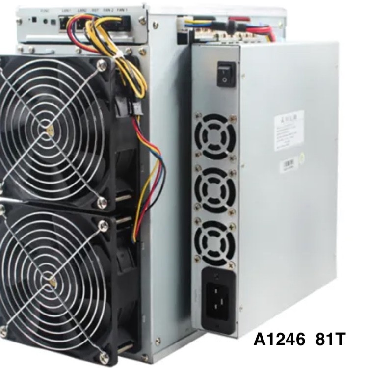 81th/S Avalon Miner A1246 Asic Blockchain Mining 3425W Power