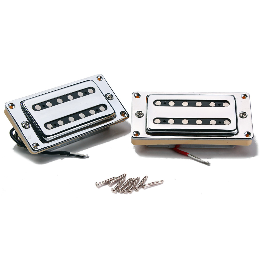 Guitar Sealed Humbucker Pickups Dual Coil For LP Electric Guitars With Mount Screws Bridge Neck
