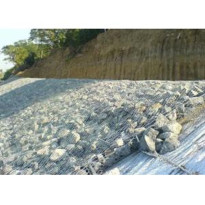Durable Rock Mattress , Hexagonal Gabion 2.0 - 4.0 Mm Wire Diameter