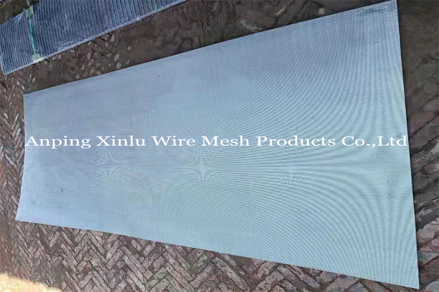 Stainless Steel Wedge Wire Grates 2x1.2m Welded Drying Equipment