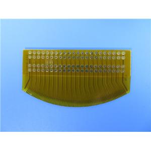 Single Layer Flexible PCB Built on Polyimide With 1.6mm FR-4 Stiffener and