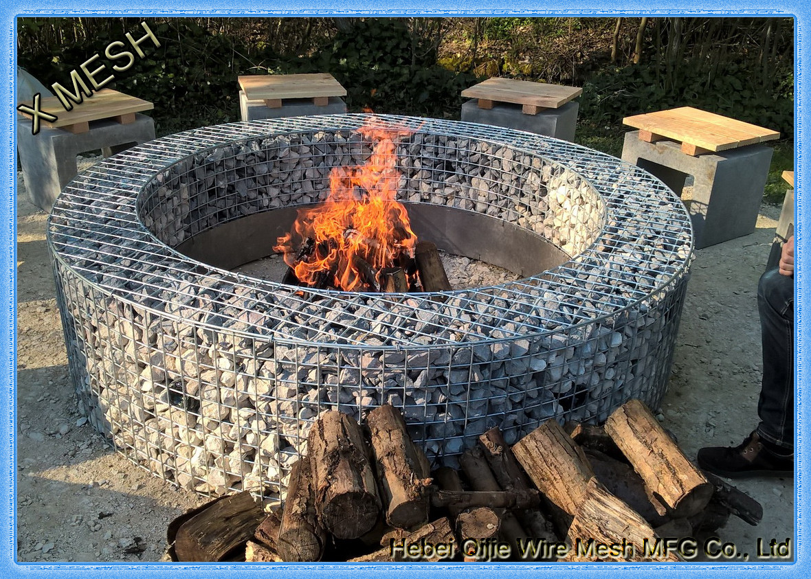 Heavy Galvanized Welded Gabion Baskets , Garden Rock Gabion Baskets Canal Lining