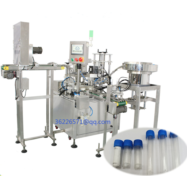 Automatic vaccine/Cell sap / Virus Test Solution in glass bottle or pet bottle filling packing machine production line