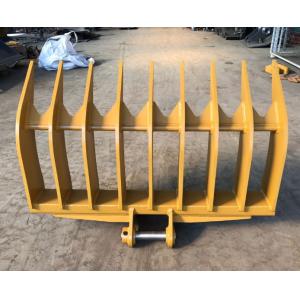 Tilting Dozer Root Rake Attachment For Clearing Debris Rocks