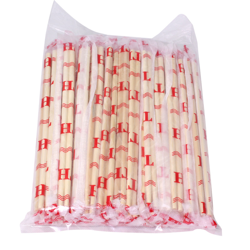 Chinese Eco-Friendly Disposable bamboo chopsticks Paper Wrap Twin Chopsticks for Restaurant