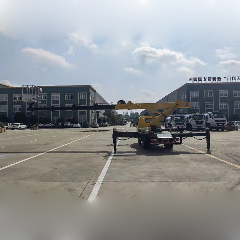 JMC 4x2 Single Row Boom Lift Bucket Truck Lifting Platform Truck Remote Control Diesel Fuel