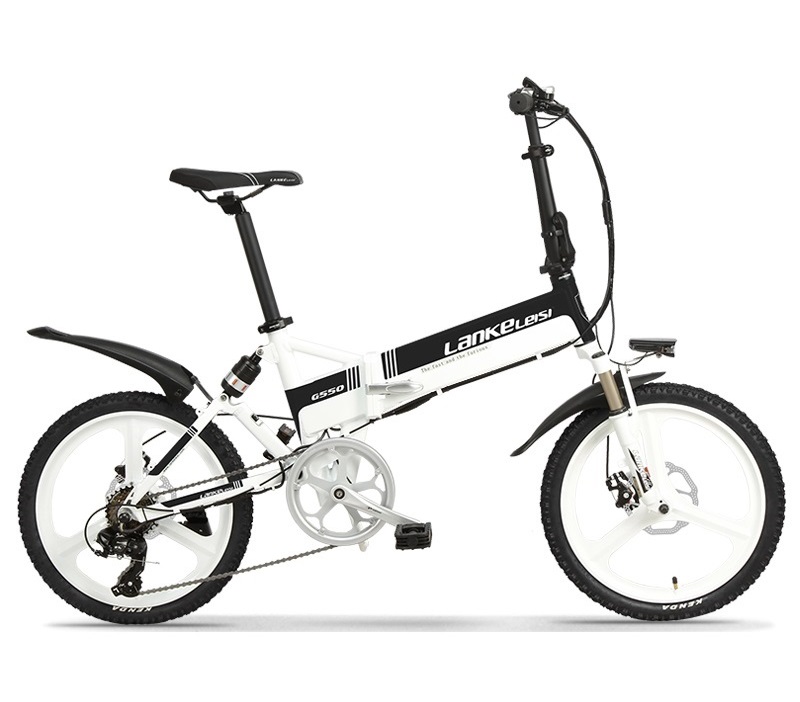 Waterproof Folding 20 Inch Electric Bike L G Battery Intelligent Control Systeem