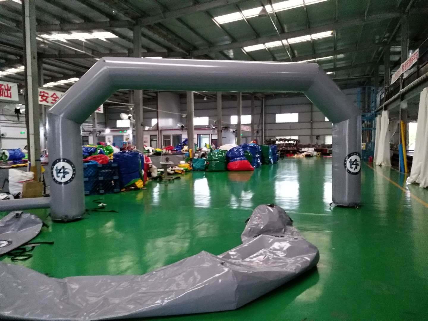 Custom Logo size waterproof start welcome finish gate inflatable misting Arch