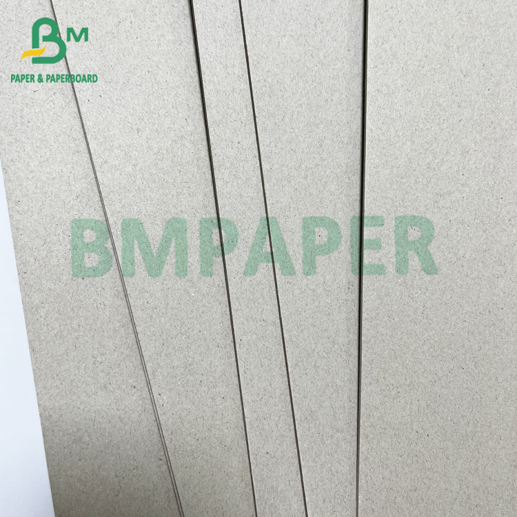 Smooth 1mm 2mm Recyclable Good Stiffness Grey Carton Gris Paper