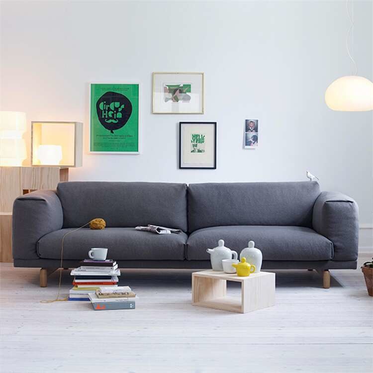Sectional Modern Minimalist Sofa Couch Customized Size