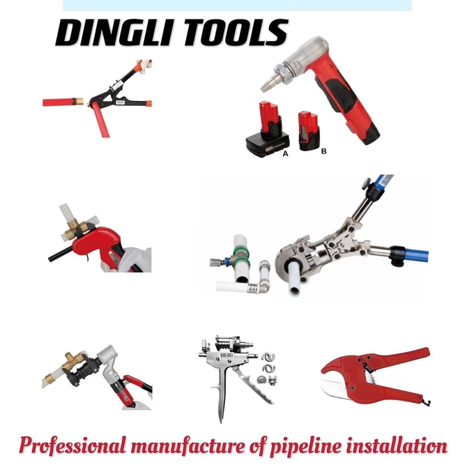 Durable Manual Crimping Tool DL-1432-2-A 12mm-32mm With Folded Handle