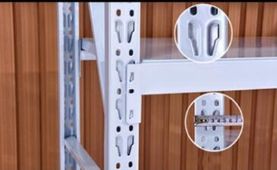 Textile Accessories White Longspan Shelving, Warehouse Storage Medium Steel Shelving