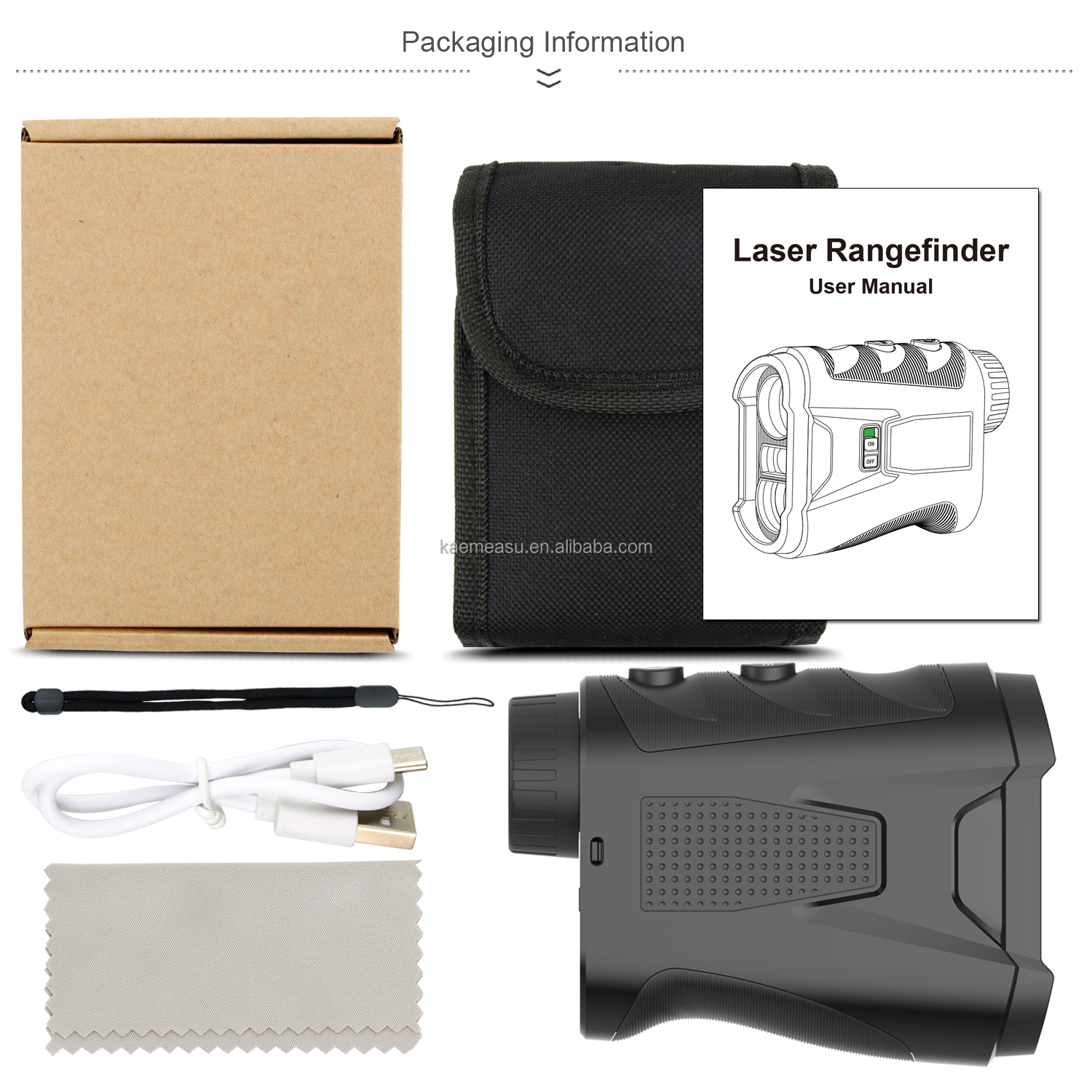 G600m Multifunctional Rangefinder Golf Hunting Construction Use