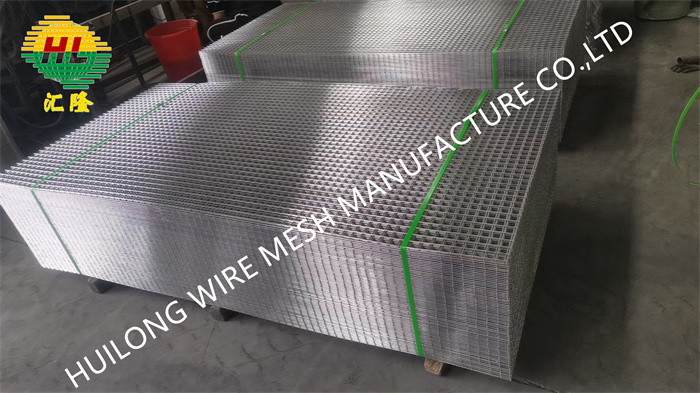 Stainless Steel 5mm Silver Welded Wire Mesh Panels 5x5 Inch