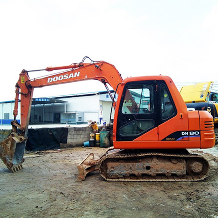 Second hand 8 ton doosan DX80 excavator Used 80 model mini project duty DX80 for sale