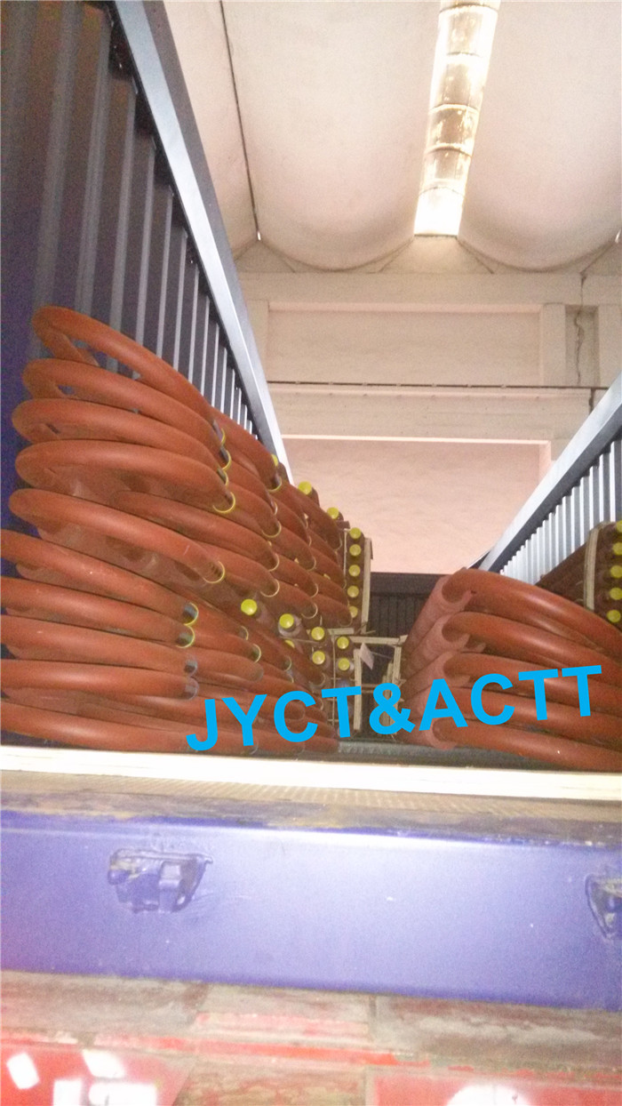 Spiral U Bend Low Finned Tubes High Frequency Welding For Heat Exchanger