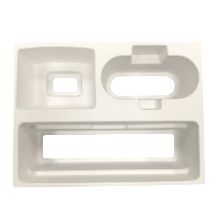 Oil Resistant Wet Press Pulp Tray For Electronic Inner Packaging