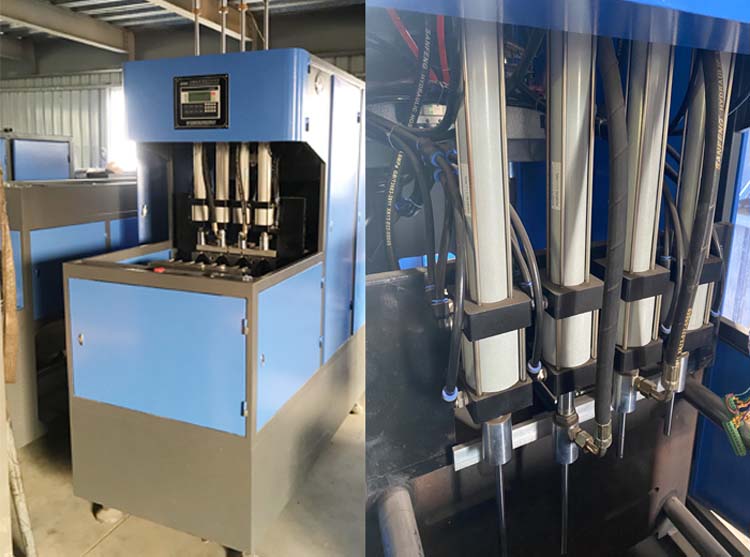 Online Support Semi-auto Plastic Drinking Water Bottle Blowing Machine for Production
