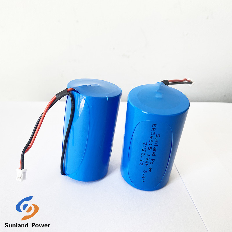 Non Rechargeable Wide Temperature 3.6V ER34615 19000mAh LiSOCl2 Battery For City Bike Smart Lock