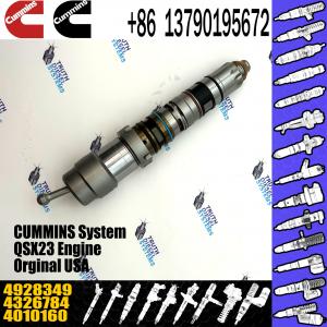China Diesel Engine fuel injector 4326784 4928349 4010160 4087891 4010158 for for Cummins QSK60 truck excavator tractor on sale