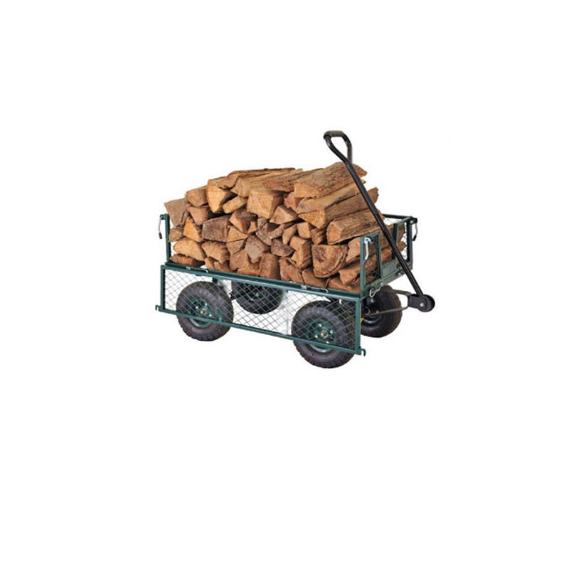 Tools Heavy Duty Utility Garden Lawn Wheelbarrow Trailer with Easy Removal Advantage