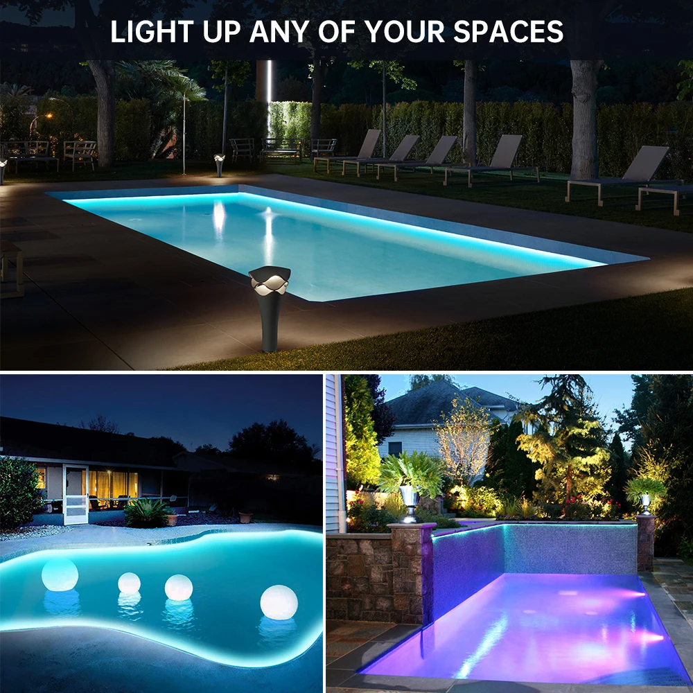 Waterproof IP65 2835 LED Strip 3000K 4500K 6500K Lights 115lm/w Working Time 50000 Hours