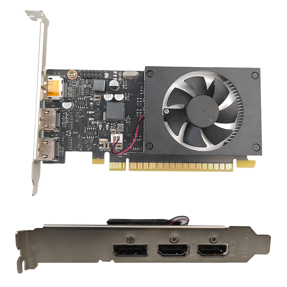PCWINMAX Geforce GT 730 2GB/4GB DDR3/DDR5 Graphics Card for PC Low Profile GPU with HD+HD+DP Ports