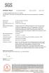 TTI Fiber Communication Tech. Co., Ltd. Certifications
