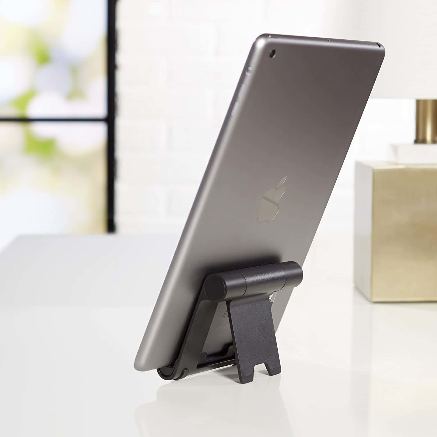 ABS 7.9in Folding Desktop Phone Stand Adjustable Angle Foldable Laptop Holder