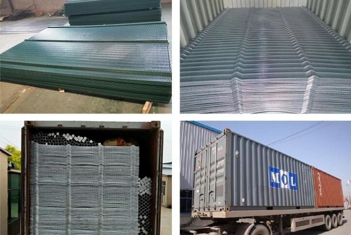 Electro Galvanized Metal Safety Fence 76.2*12.7mm Anti Theft Fencing