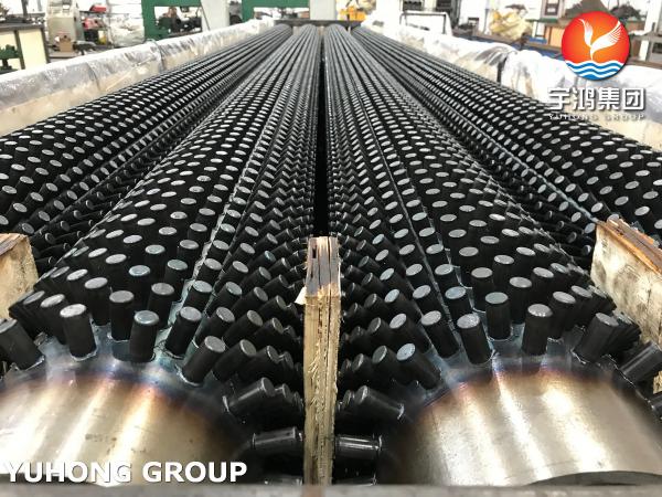 Studded Tube , ASTM A213 T9 / ASME SA213 T11 with 11Cr (SS 409) Studded Fin Tube