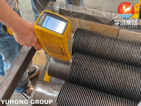 HFW Fin Tube ASTM A335 P22 Alloy Steel Seamless Tube With 11-13CR Strip For