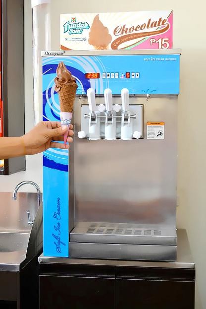 Purchased by 7-Eleven Oceanpower OP132BA Soft Ice Cream Machine