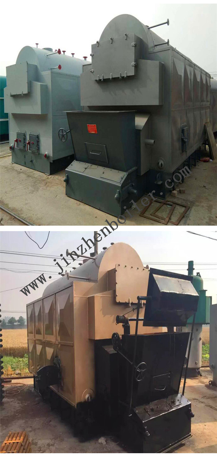 6ton 6000kg Biomass Rice Husk Wood Chip Coal Steam Boiler For Food Processing Industry