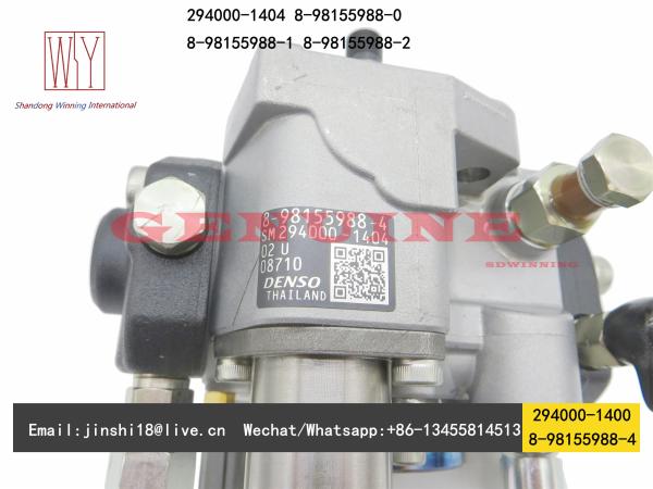 Denso Genuine Fuel Pump 294000-1400, 294000-1404 for Isuzu 8-98155988-4, 8