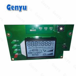 5.0V LCD Segment Screen TN Monochrome LCD Display White LED Backlight PCB Board