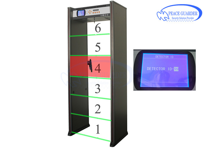 Password Protected Walk Through Metal Detectors PG600D For Private Buildings