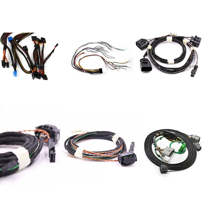 OEM 9007 H4 Socket Harness Cable for Home Appliance Tube PVC Headlamp Wire Assembly