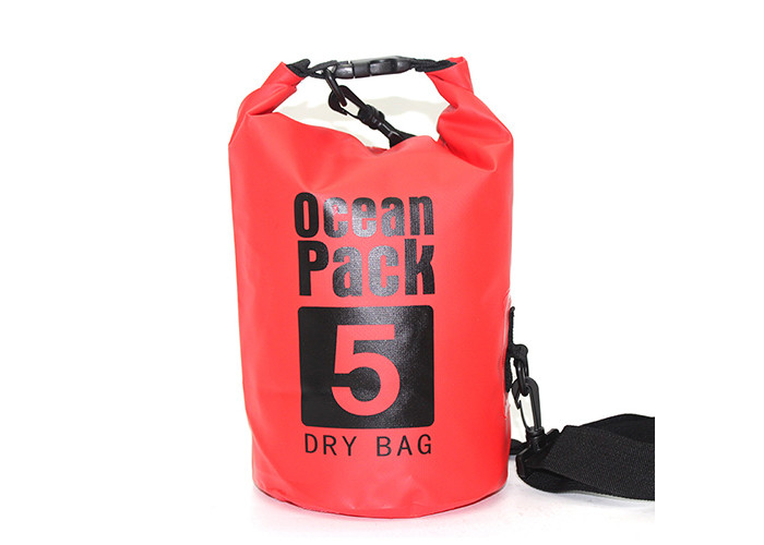 Roll Top 10 Liter Dry Bag Backpack Small Waterproof For Camping