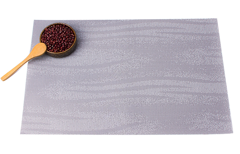 Customized Logo Acceptable Square Plastic Washable PVC Placemats for Table Decoration