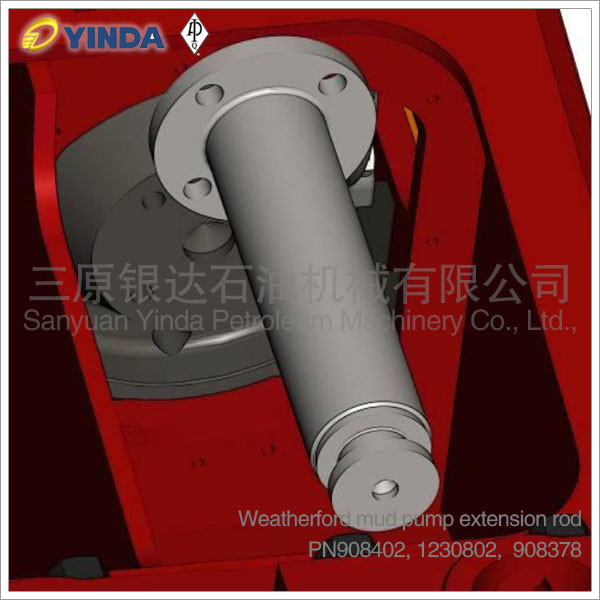 Weatherford mud pump extension rod, PN908402, 1230802,  908378