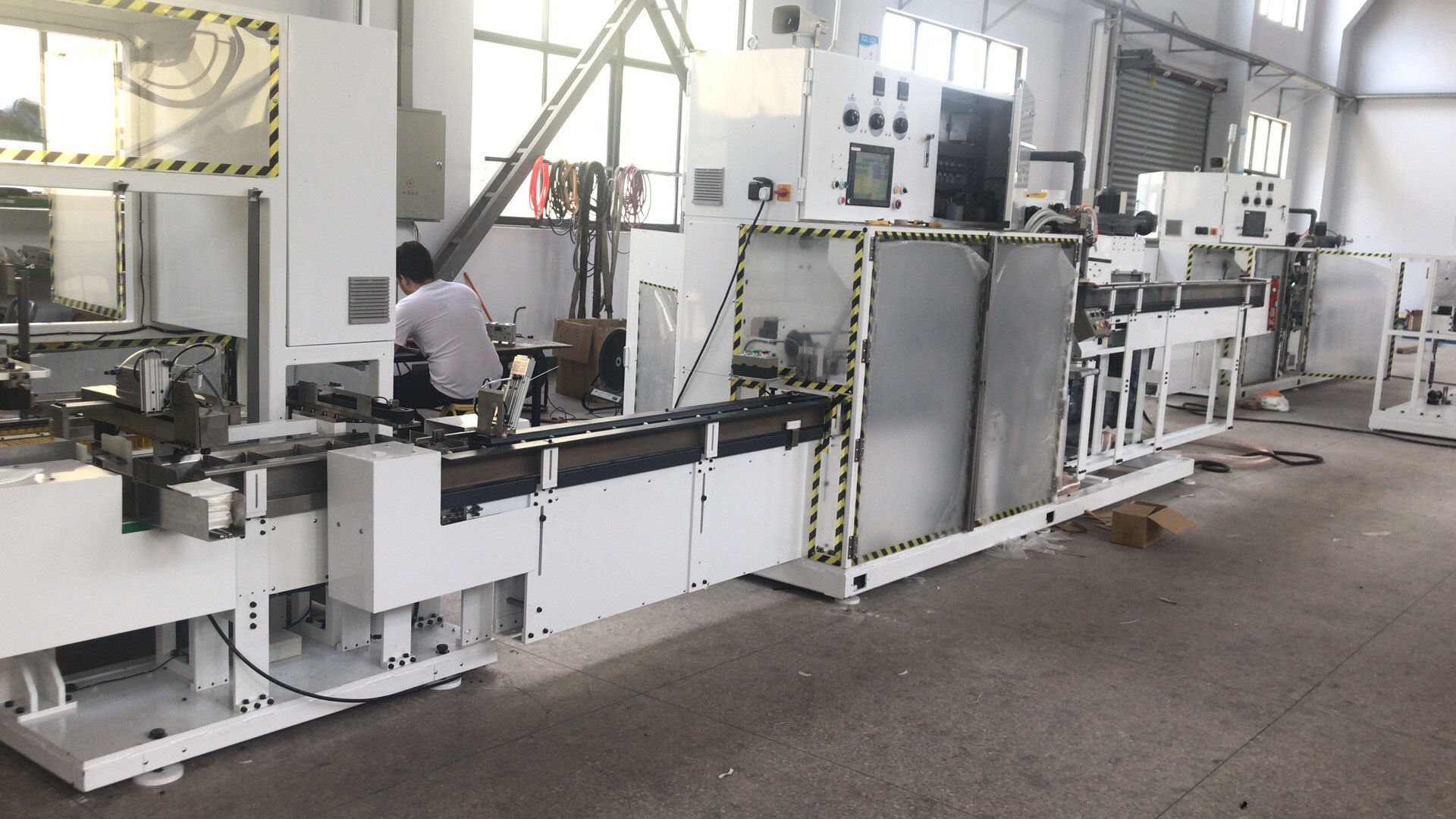Plc Controller Sanitary Napkin Packing Machine Infeed By Manual