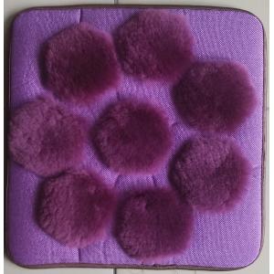 Real Sheepskin Seat Pad Square Sofa Cushions Customized