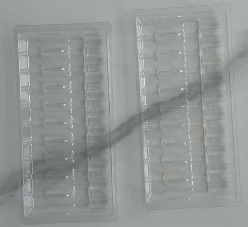 ISO Certificate Vial Ampoule Trays Plastic Packing Tray For 2ml 3ml 5ml 10ml